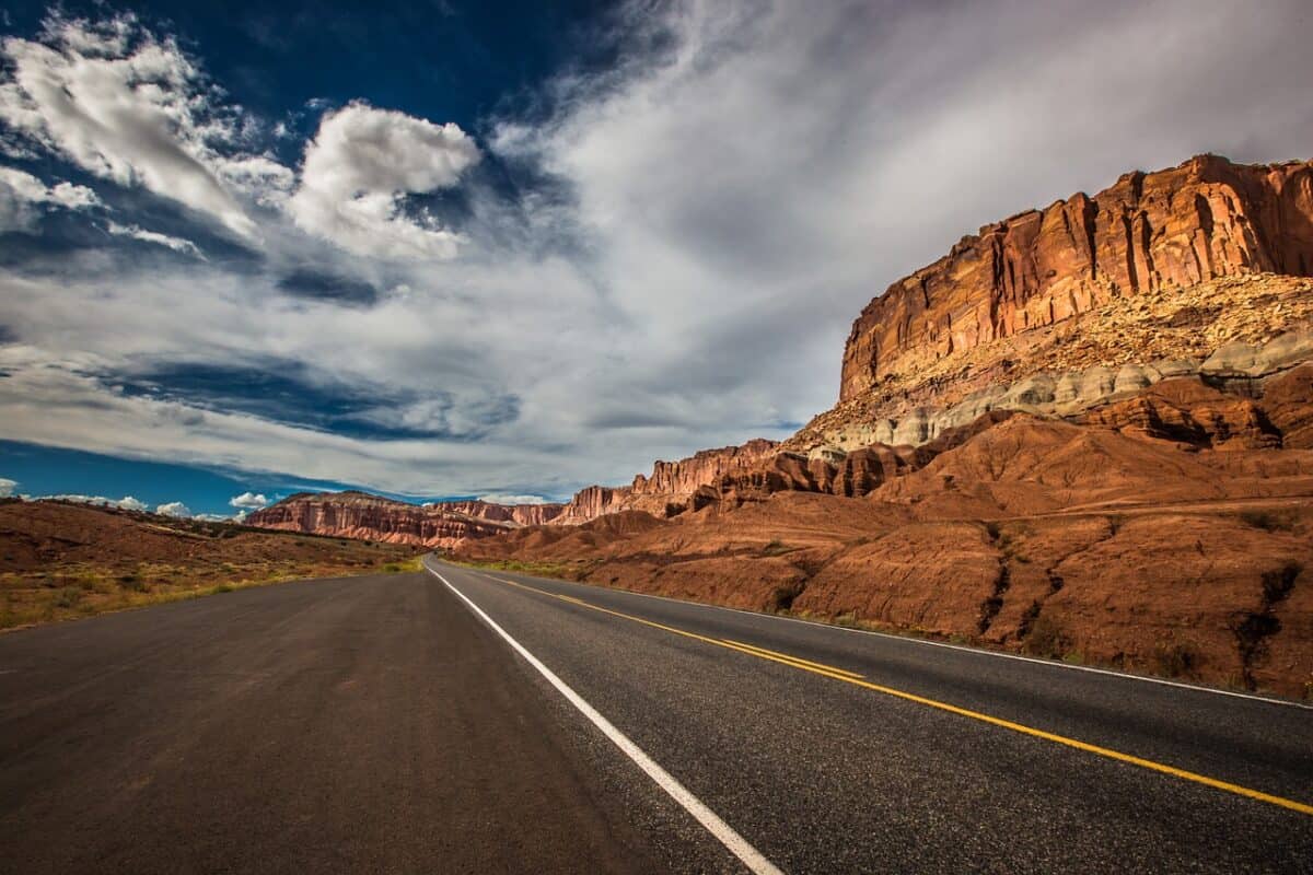 Arizona desert with a road